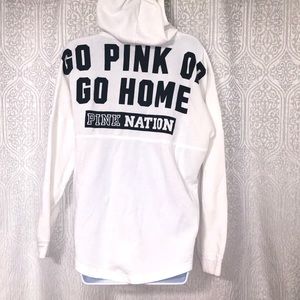 Victoria’s Secret PINK Nation pullover hoodie Sz.S